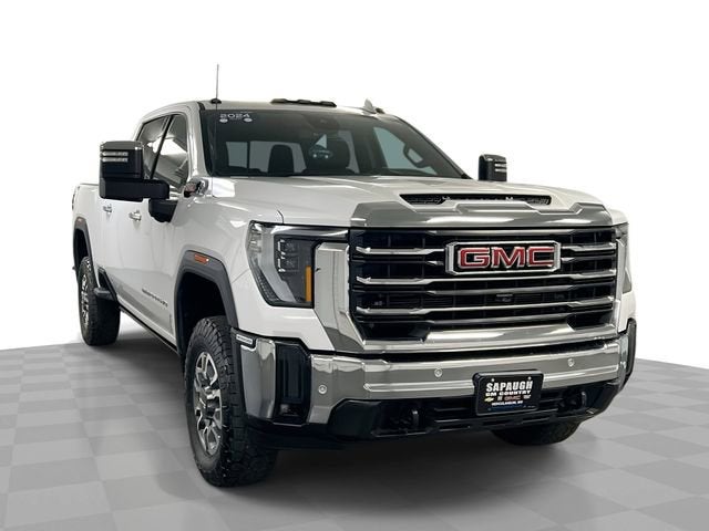 Summit White 2024 GMC Sierra 2500HD Pickup Truck Four-Wheel Drive Automatic