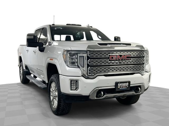 Summit White 2021 GMC Sierra 2500HD Pickup Truck Four-Wheel Drive Automatic