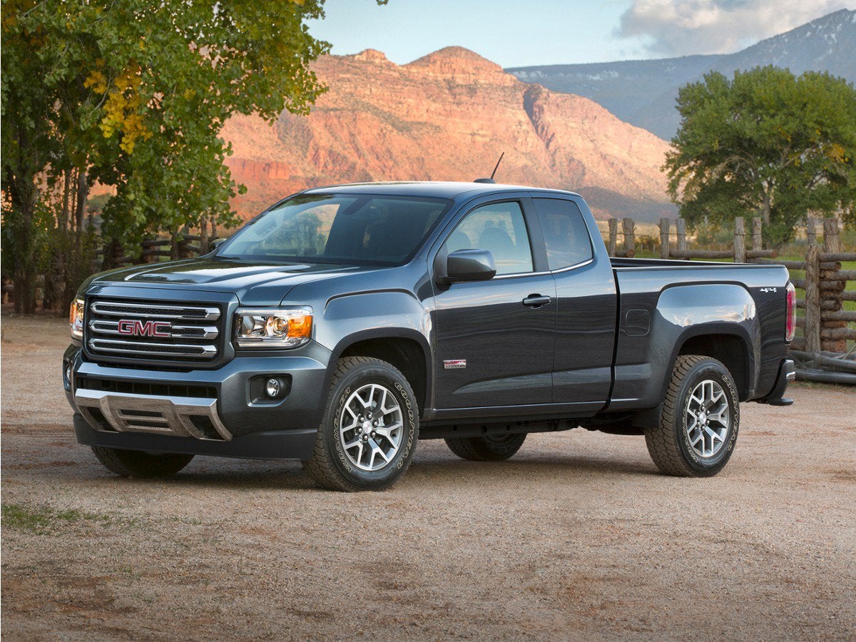 Blue Emerald Metallic 2019 GMC Canyon Pickup Truck Four-Wheel Drive Automatic