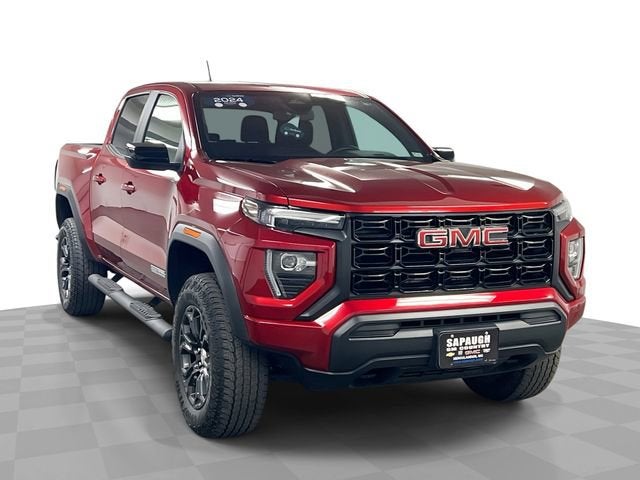 Volcanic Red Tintcoat 2024 GMC Canyon Elevation Crew Cab RWD Pickup Truck 4X2 Automatic