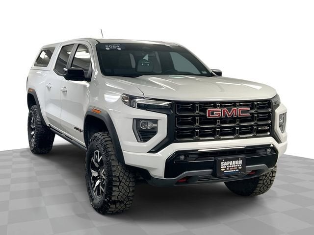 Summit White 2024 GMC Canyon Pickup Truck Four-Wheel Drive Automatic