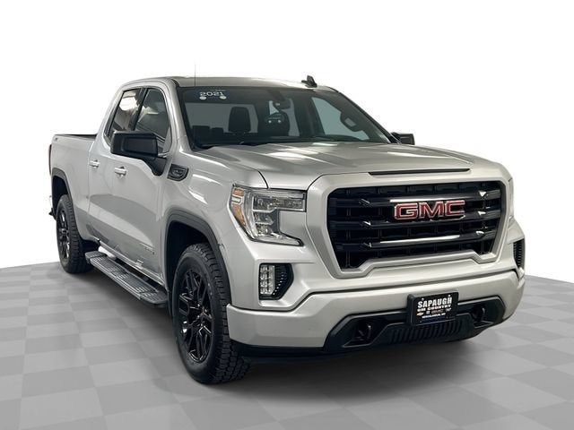 Quicksilver Metallic 2021 GMC Sierra 1500 Pickup Truck Four-Wheel Drive Automatic