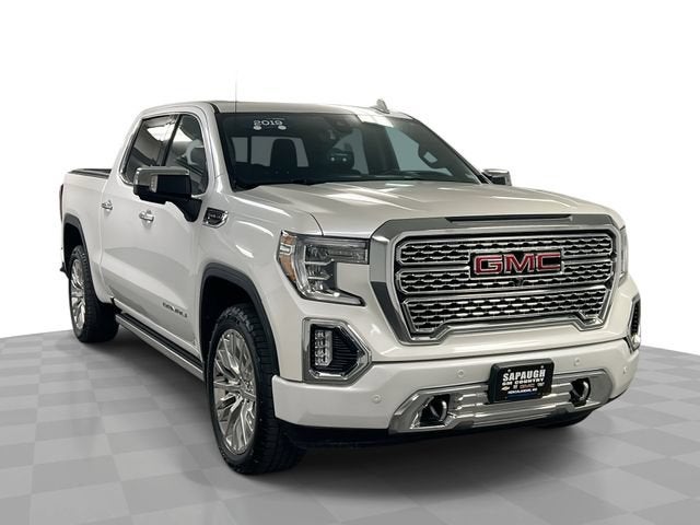 White Frost Tricoat 2019 GMC Sierra 1500 Pickup Truck Four-Wheel Drive Automatic