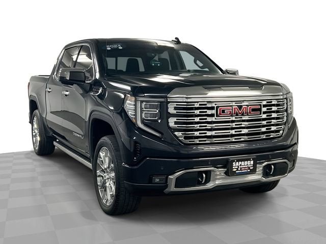 Titanium Rush Metallic 2024 GMC Sierra 1500 Denali Crew Cab 4WD Pickup Truck Four-Wheel Drive Automatic