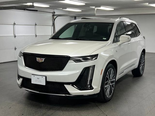 Crystal White Tricoat 2024 Cadillac XT6 Sport AWD SUV / Crossover Four-Wheel Drive Automatic