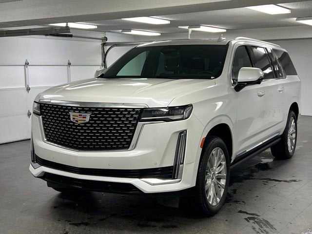 Crystal White Tricoat 2024 Cadillac Escalade ESV SUV / Crossover Four-Wheel Drive Automatic