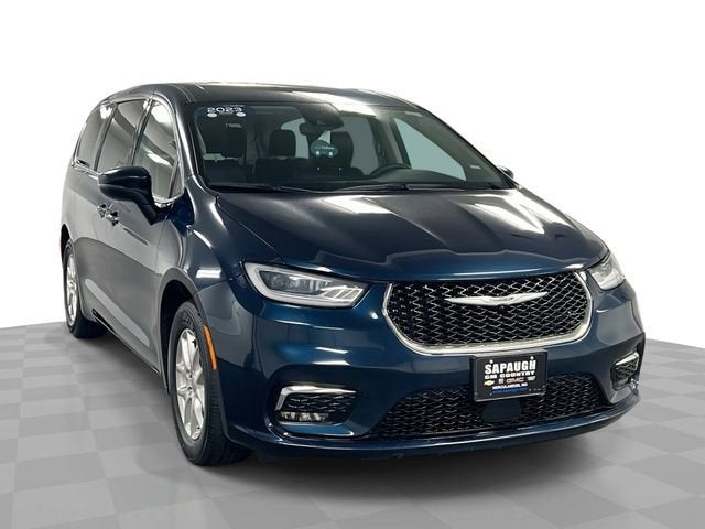 Blue 2023 Chrysler Pacifica Touring L FWD Minivan Front-Wheel Drive Automatic