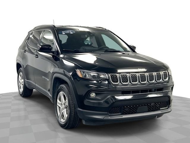 Black 2024 Jeep Compass SUV / Crossover Four-Wheel Drive Automatic