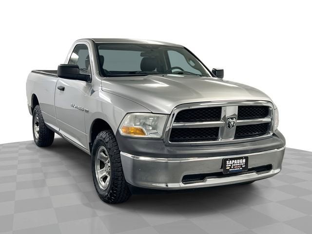 Silver 2012 RAM 1500 Pickup Truck Four-Wheel Drive Automatic
