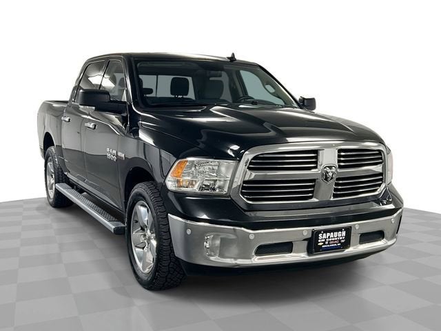 Black 2018 RAM 1500 Big Horn Crew Cab 4WD Pickup Truck Four-Wheel Drive Automatic