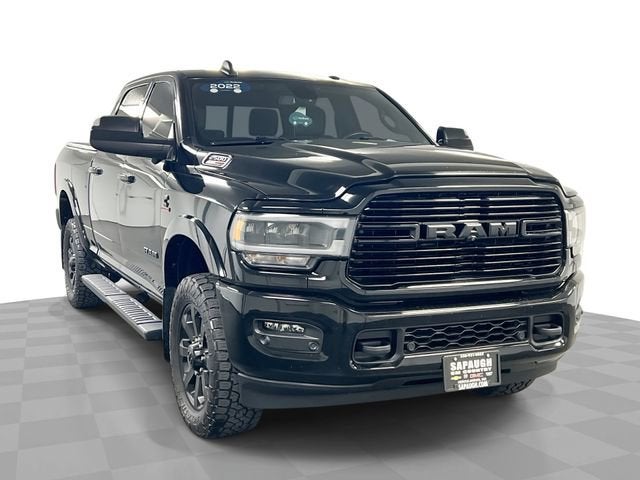 Black 2022 RAM 2500 Laramie Crew Cab 4WD Pickup Truck Four-Wheel Drive Automatic