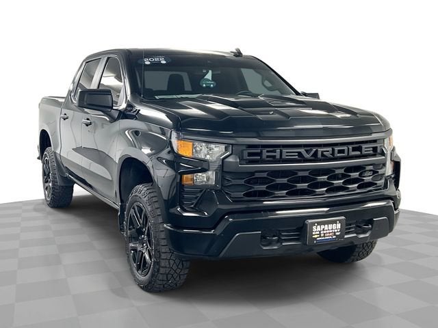 Black 2022 Chevrolet Silverado 1500 Pickup Truck Four-Wheel Drive Automatic