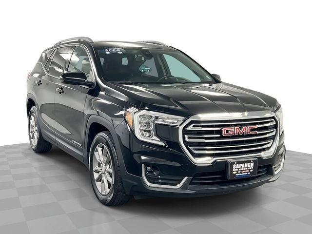 Black (Ebony Twilight Metallic) 2024 GMC Terrain SLT AWD SUV / Crossover All-Wheel Drive Automatic