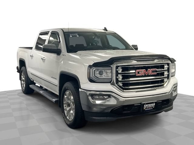 Summit White 2018 GMC Sierra 1500 Pickup Truck Four-Wheel Drive Automatic
