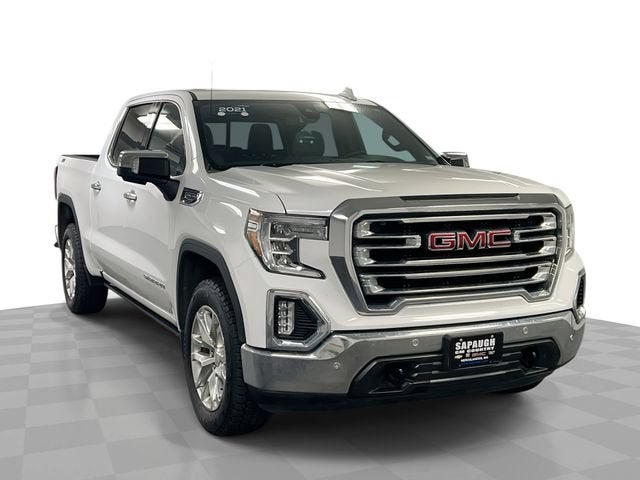Summit White 2021 GMC Sierra 1500 Pickup Truck Four-Wheel Drive Automatic