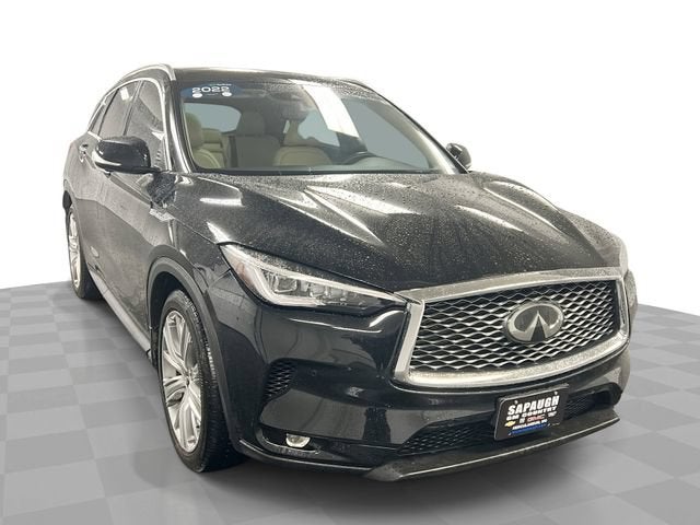 Black 2022 INFINITI QX50 SUV / Crossover All-Wheel Drive Automatic