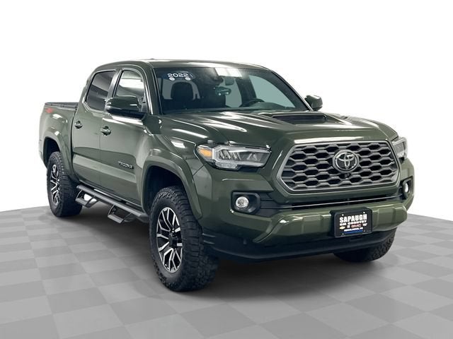 Green 2022 Toyota Tacoma Pickup Truck Four-Wheel Drive Automatic