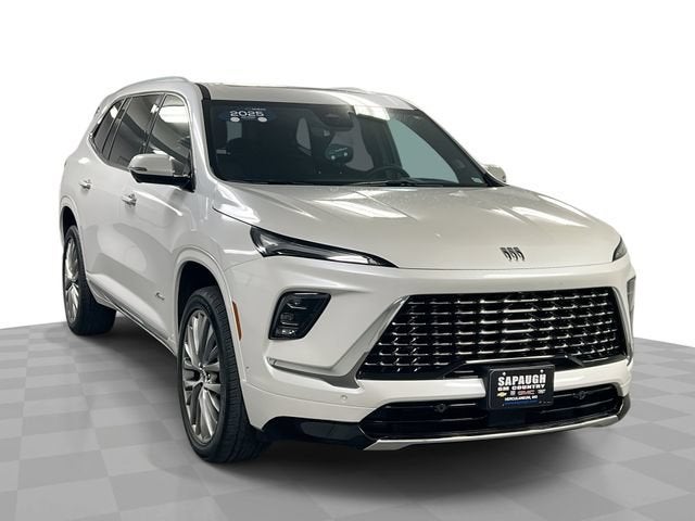 White Frost Tricoat 2025 Buick Enclave SUV / Crossover Front-Wheel Drive Automatic