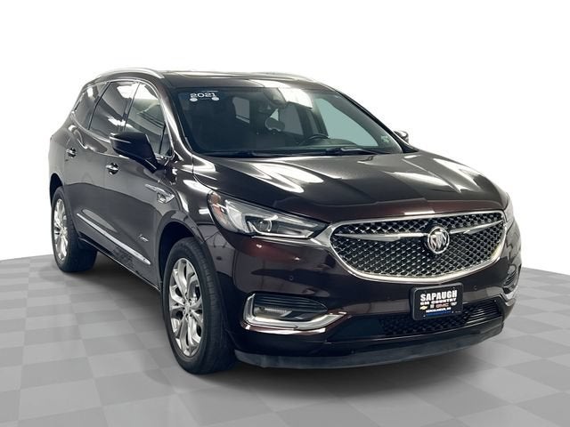 Red 2021 Buick Enclave SUV / Crossover Four-Wheel Drive Automatic