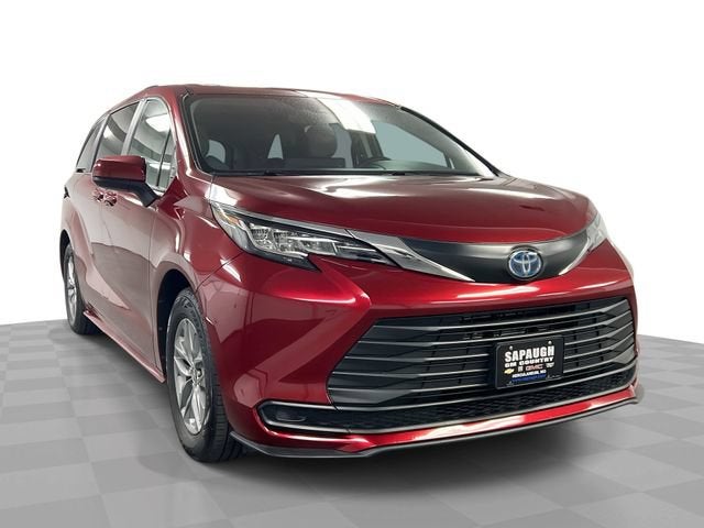 Red 2023 Toyota Sienna Minivan All-Wheel Drive Automatic