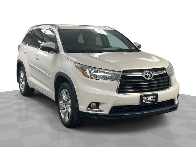 White 2014 Toyota Highlander SUV / Crossover All-Wheel Drive Automatic