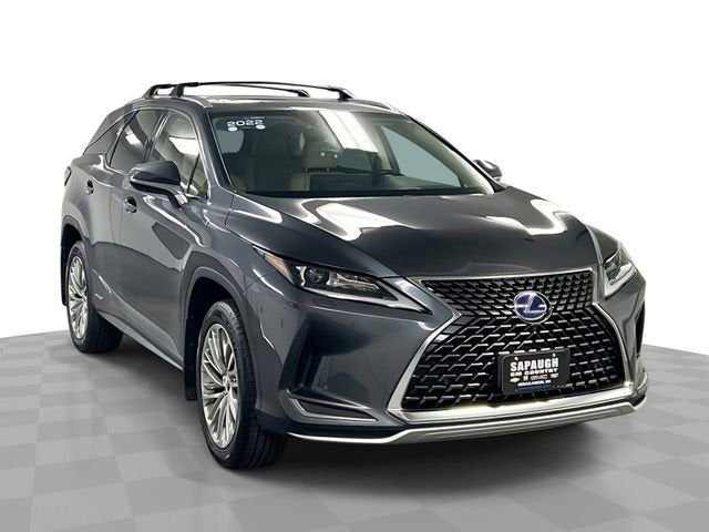 Gray 2022 Lexus RX Hybrid 450hL Luxury AWD SUV / Crossover All-Wheel Drive Continuously Variable Transmission