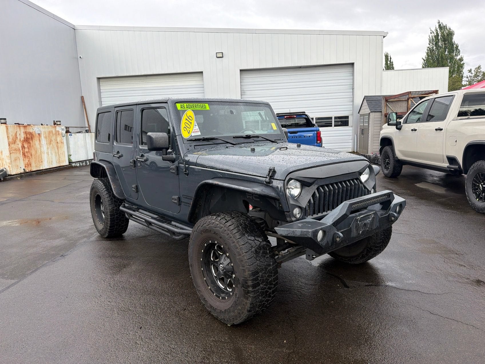 Gray 2016 Jeep Wrangler SUV / Crossover Four-Wheel Drive Automatic