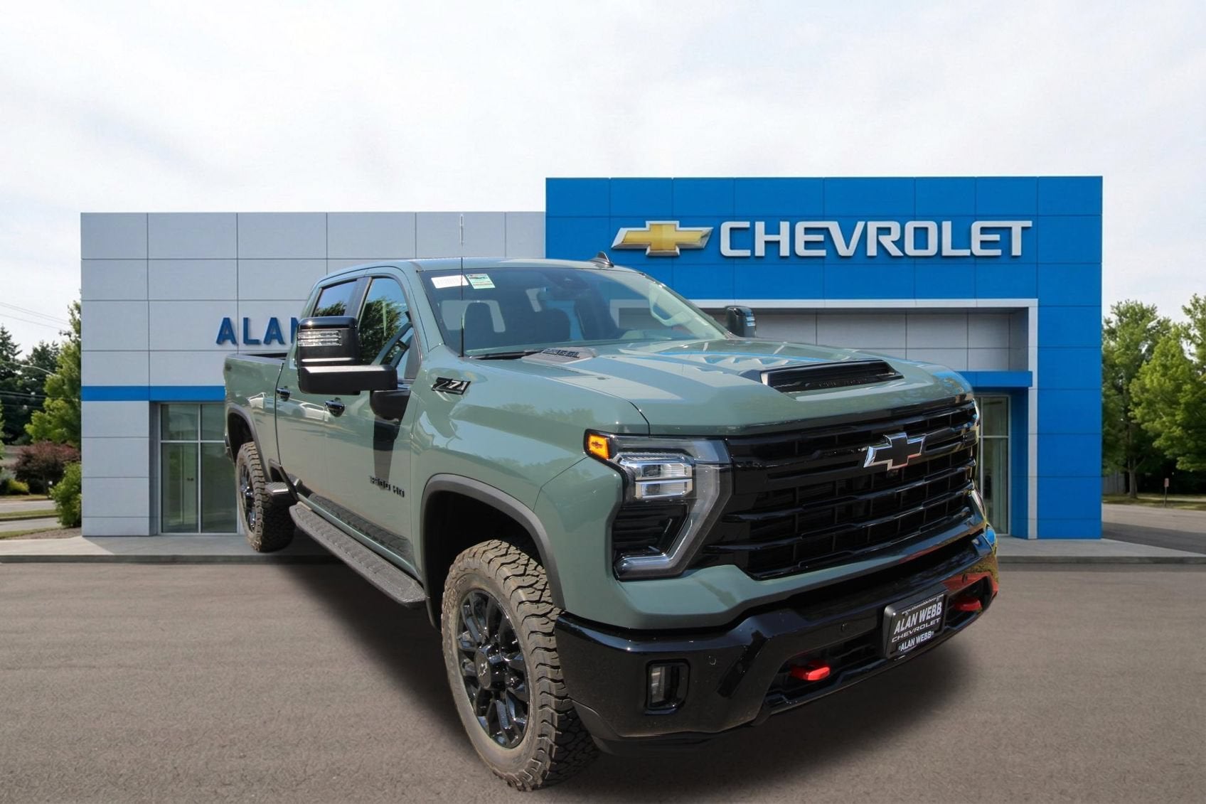 Cypress Gray 2026 Chevrolet Silverado 3500HD Pickup Truck Four-Wheel Drive Automatic
