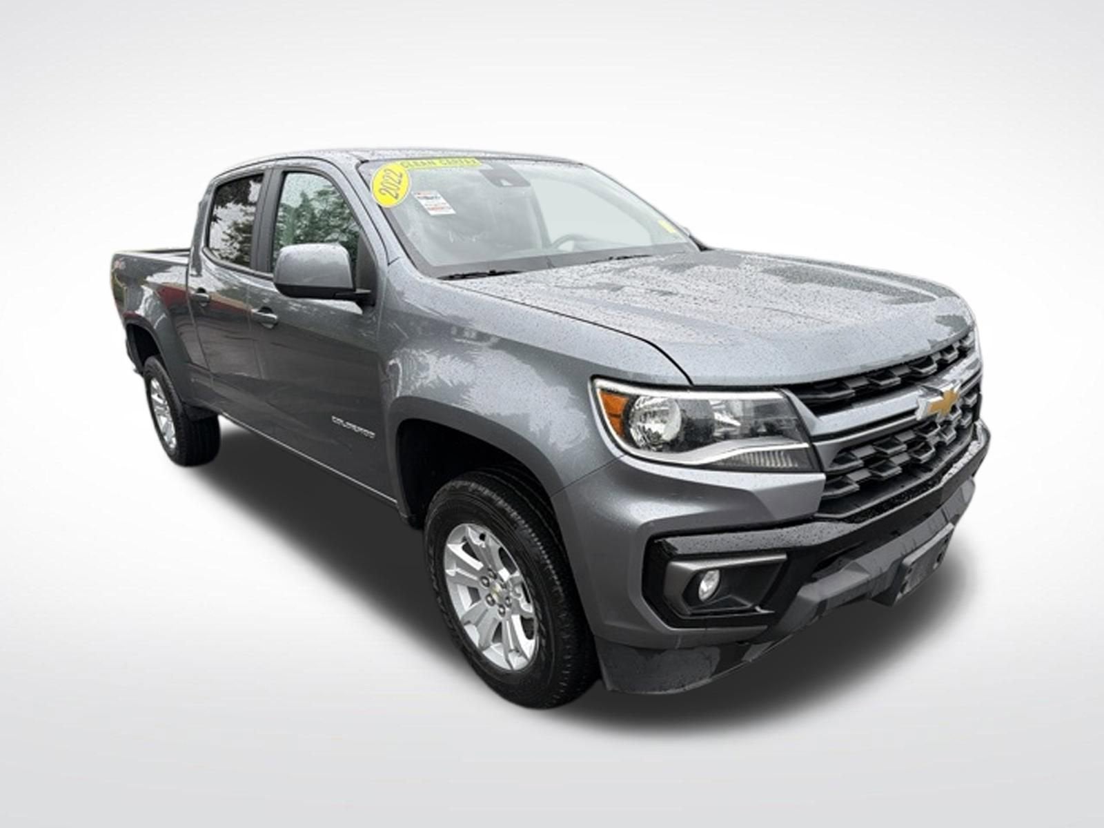 Gray (Satin Steel Metallic) 2022 Chevrolet Colorado Pickup Truck Four-Wheel Drive Automatic