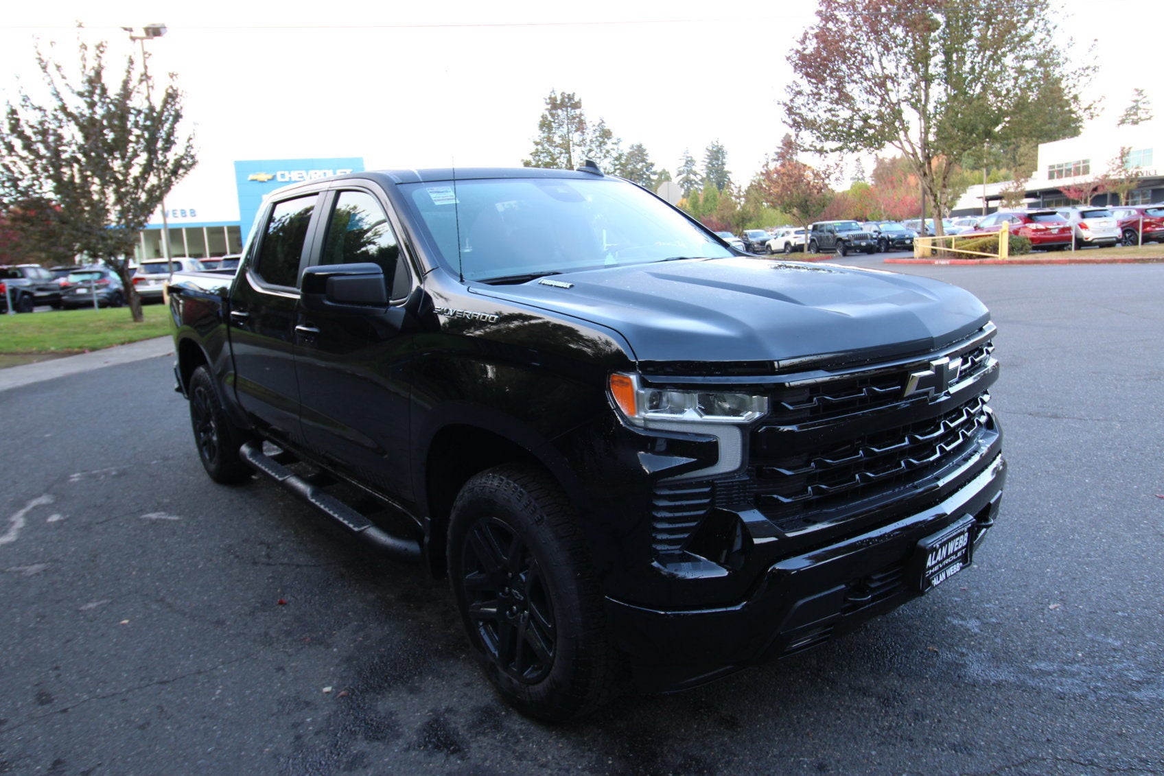 Black 2026 Chevrolet Silverado 1500 Pickup Truck Four-Wheel Drive Automatic