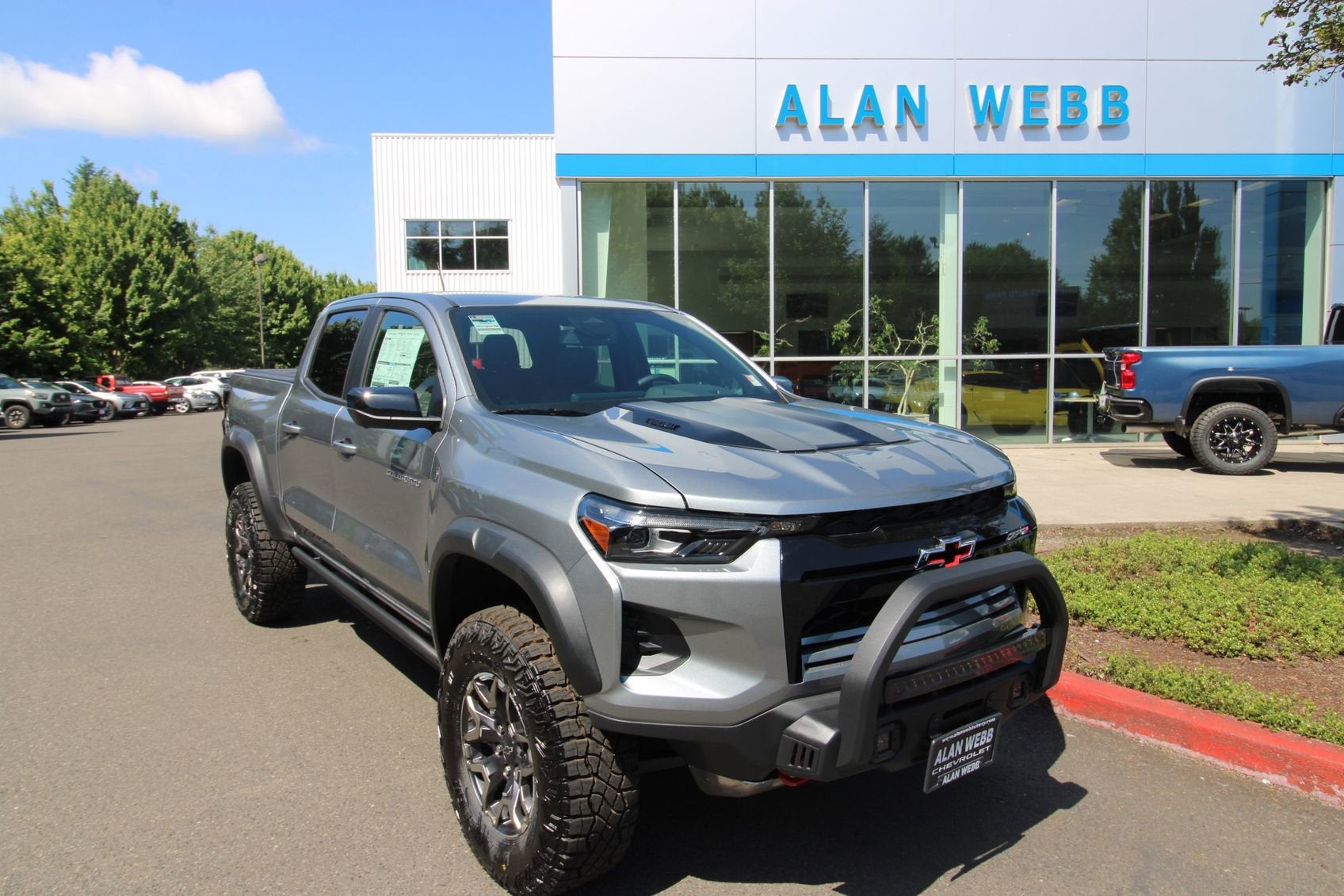 Sterling Gray Metallic 2026 Chevrolet Colorado ZR2 Crew Cab 4WD Pickup Truck Four-Wheel Drive Automatic