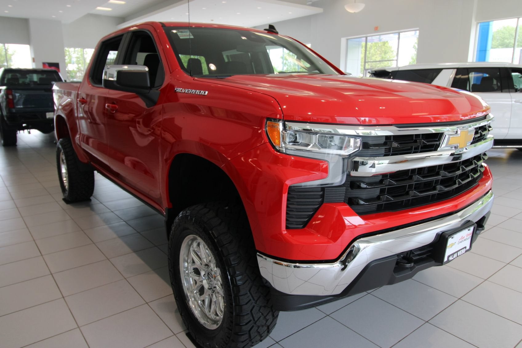 Red Hot 2026 Chevrolet Silverado 1500 Pickup Truck Four-Wheel Drive Automatic