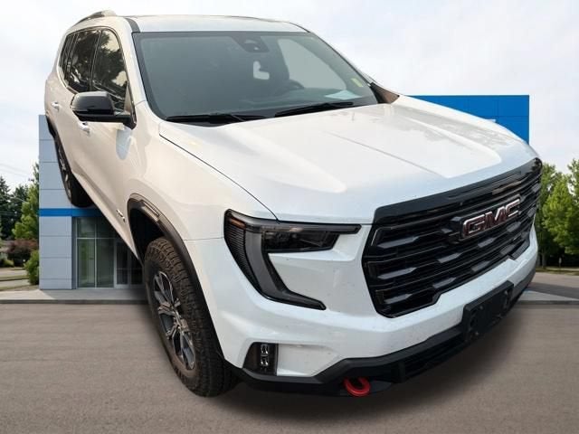 Summit White 2025 GMC Acadia SUV / Crossover Four-Wheel Drive Automatic