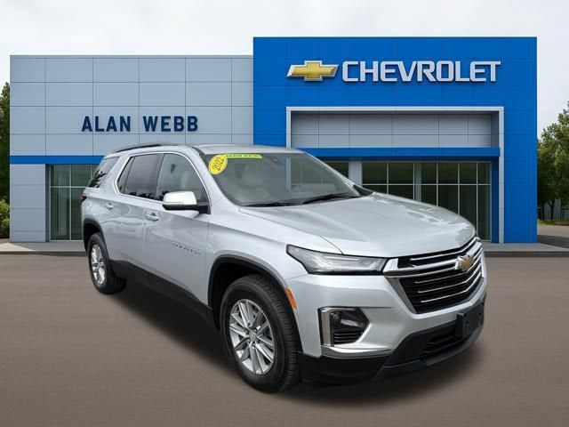 Silver Ice Metallic 2022 Chevrolet Traverse SUV / Crossover Four-Wheel Drive Automatic