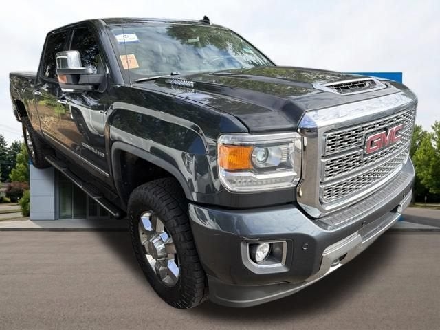 Gray 2018 GMC Sierra 3500HD Pickup Truck Four-Wheel Drive Automatic