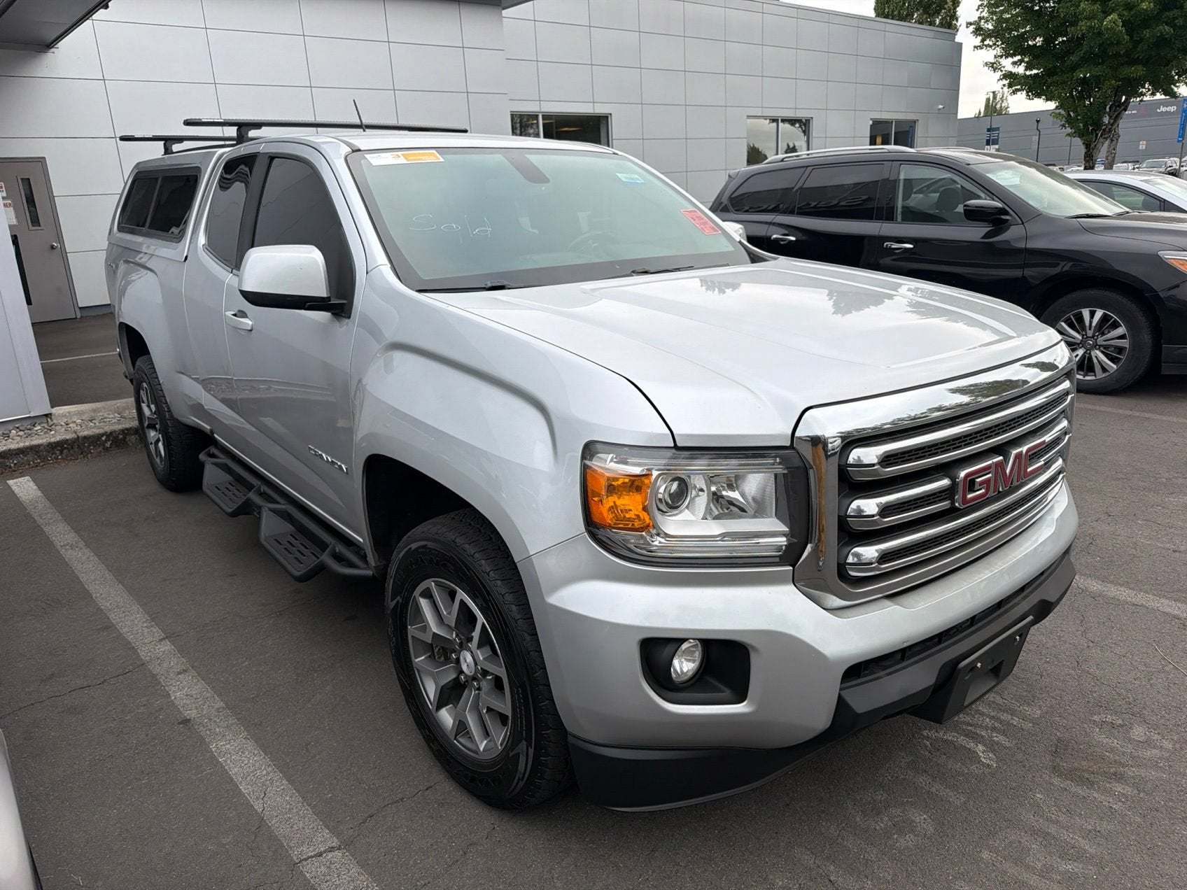 Quicksilver Metallic 2017 GMC Canyon Pickup Truck Four-Wheel Drive Automatic
