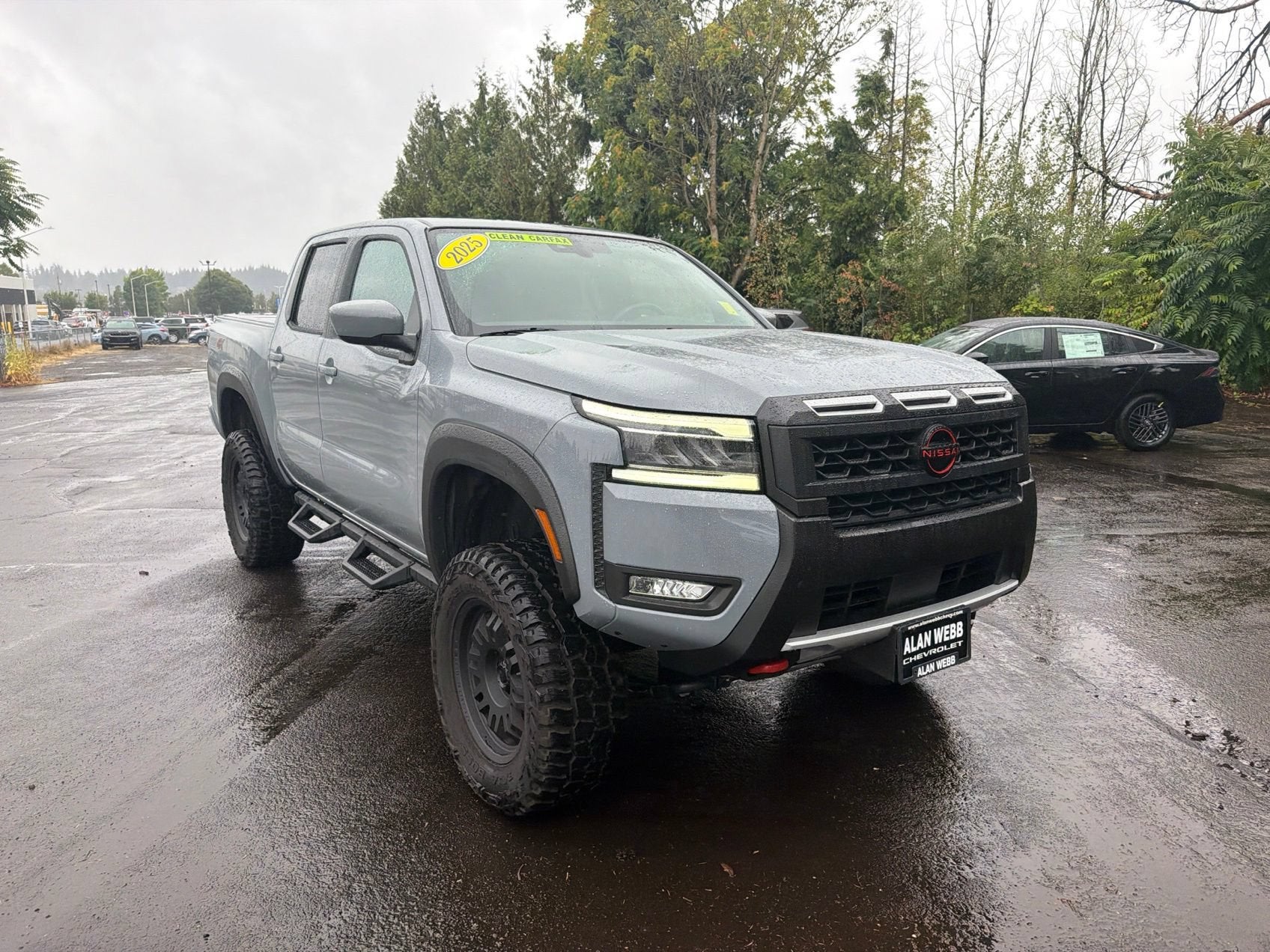 Gray 2025 Nissan Frontier Pickup Truck Four-Wheel Drive Automatic