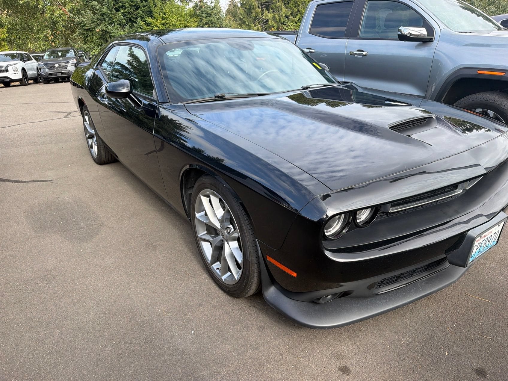 Black 2022 Dodge Challenger Coupe Rear-Wheel Drive Automatic