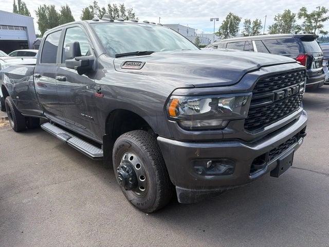 Gray 2024 RAM 3500 Pickup Truck Four-Wheel Drive Automatic