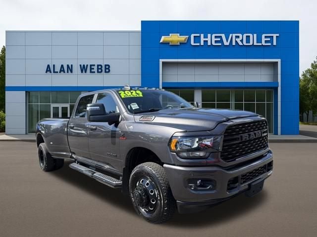 Gray 2024 RAM 3500 Pickup Truck Four-Wheel Drive Automatic