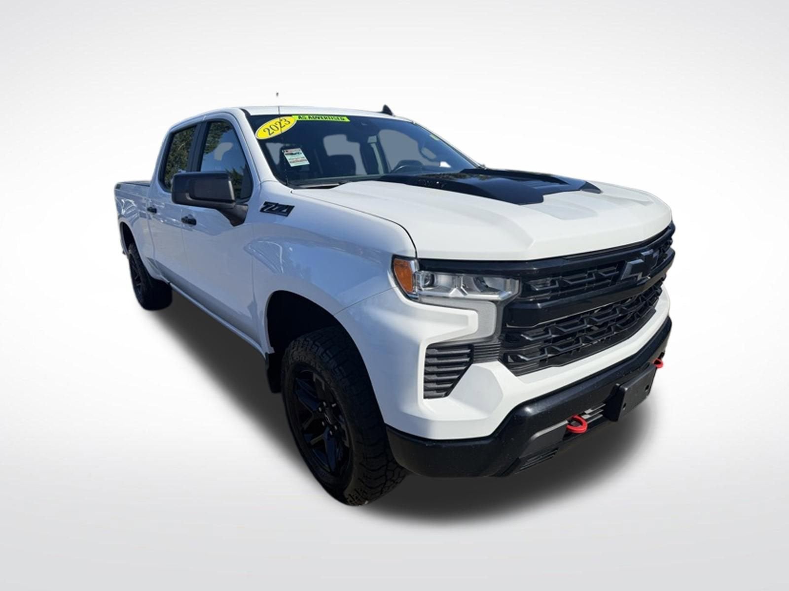 Summit White 2023 Chevrolet Silverado 1500 Pickup Truck Four-Wheel Drive Automatic