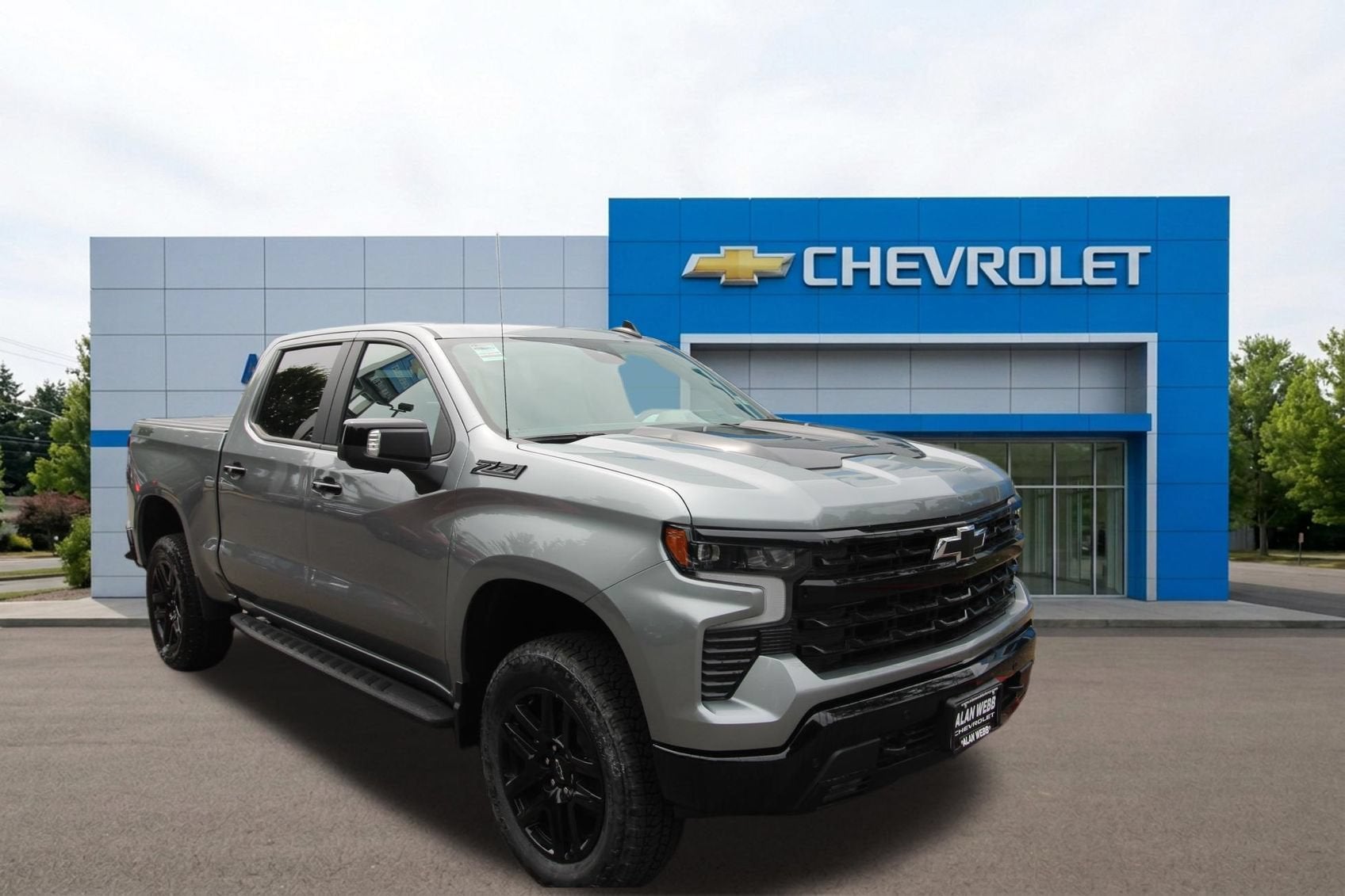 Sterling Gray Metallic 2026 Chevrolet Silverado 1500 Pickup Truck Four-Wheel Drive Automatic