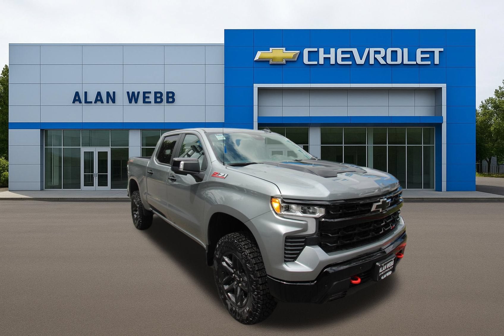 Sterling Gray Metallic 2026 Chevrolet Silverado 1500 Pickup Truck Four-Wheel Drive Automatic