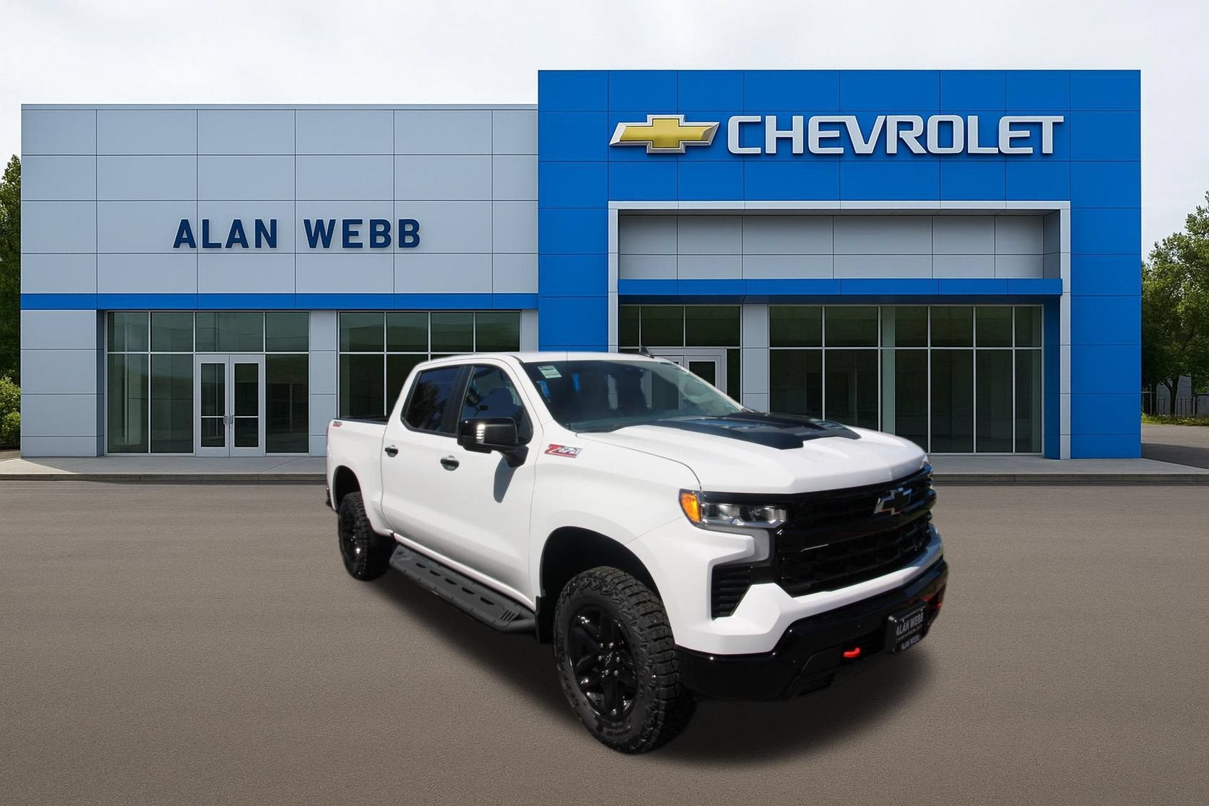 Summit White 2026 Chevrolet Silverado 1500 Pickup Truck Four-Wheel Drive Automatic