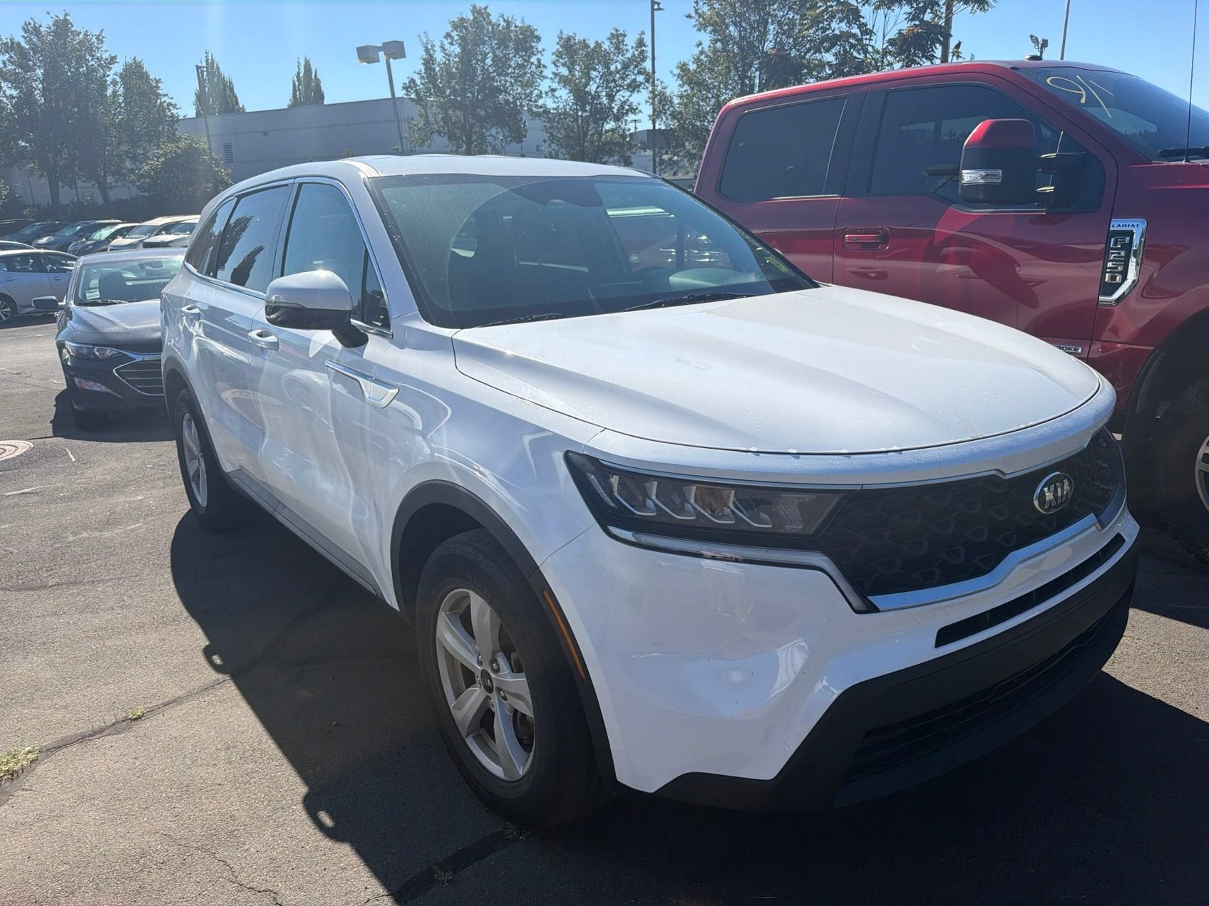 White 2021 Kia Sorento SUV / Crossover Front-Wheel Drive Automatic