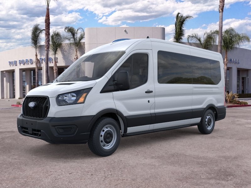Oxford White 2026 Ford Transit Passenger Van Rear-Wheel Drive 