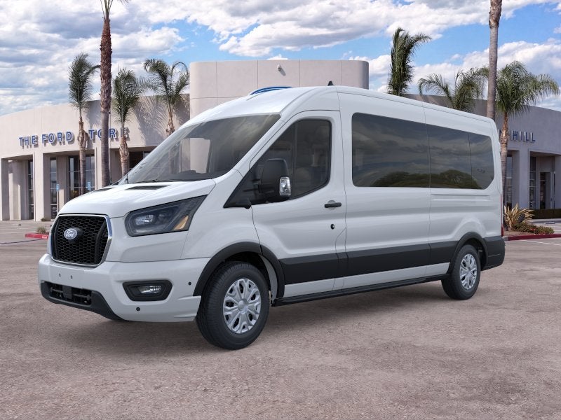 Oxford White 2026 Ford Transit Passenger Van Rear-Wheel Drive 