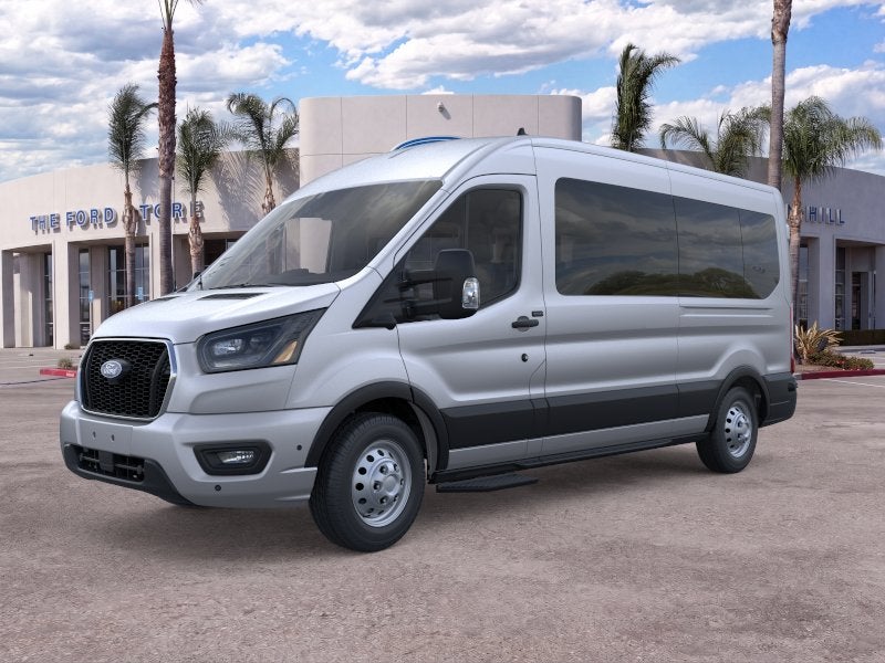 Ingot Silver Metallic 2026 Ford Transit Passenger Van All-Wheel Drive 