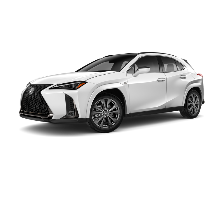 Ultra White With Obsidian Roof 2026 Lexus UX Hybrid SUV / Crossover All-Wheel Drive Continuously Variable Transmission