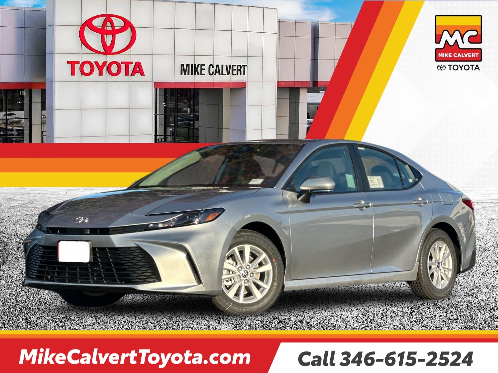 Celestial Silver Metallic 2026 Toyota Camry Sedan Front-Wheel Drive Continuously Variable Transmission
